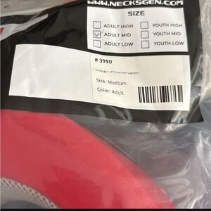 Necksgen Off Road Neck and  Helmet Support adult mid